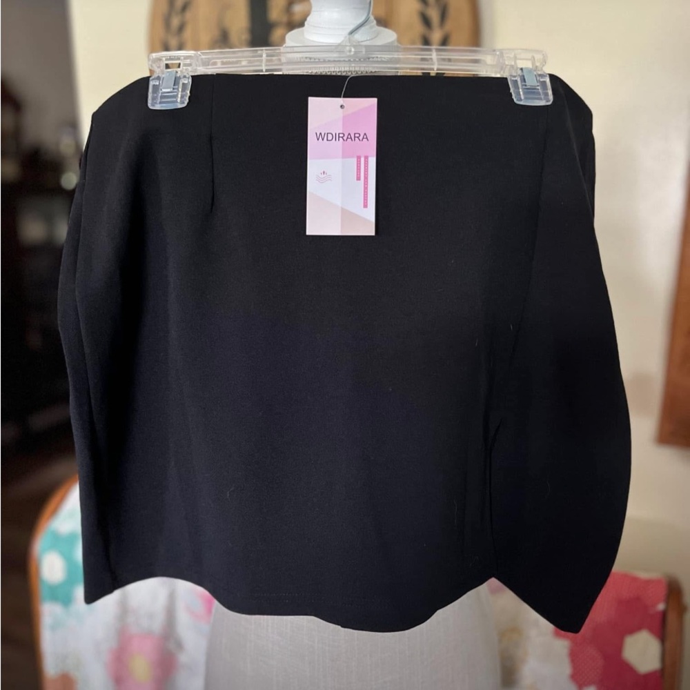 Black Mini Skirt for Work and Cocktail